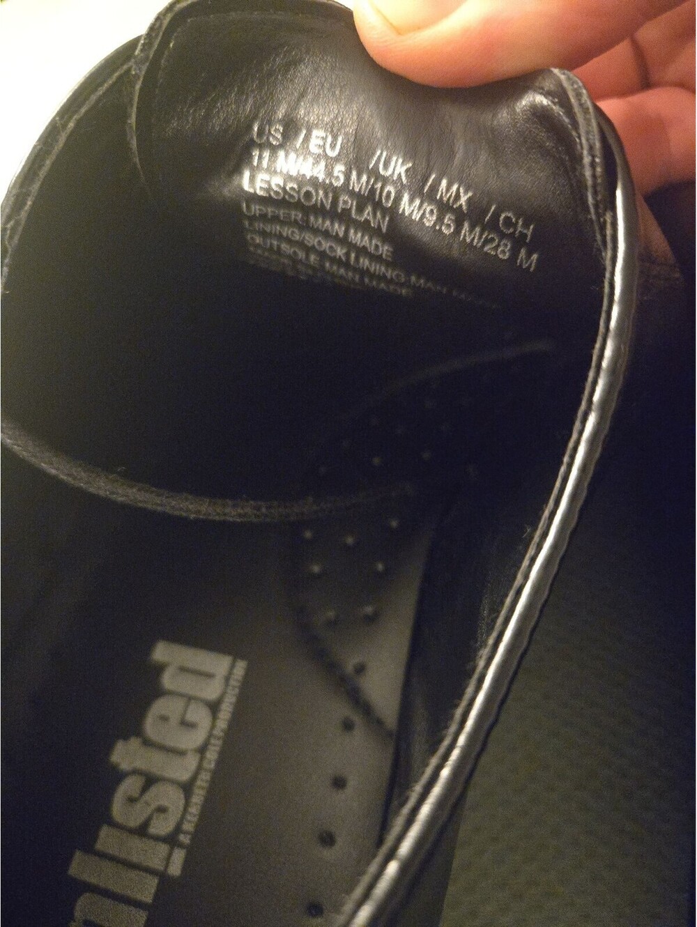 Unlisted by Kenneth Cole Lesson Plan Black Cap-Toe Oxford Size 11 M - Picture 2 of 6